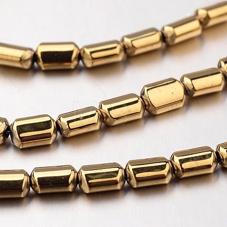 Electroplate Non-magnetic Synthetic Hematite Bead Strands G-F300-01B-03-1