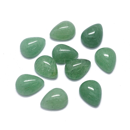 Natural Green Aventurine Cabochons G-O175-22-09-1