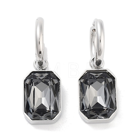 304 Stainless Steel Hoop Earring Hand Polished EJEW-C017-06P-02-1