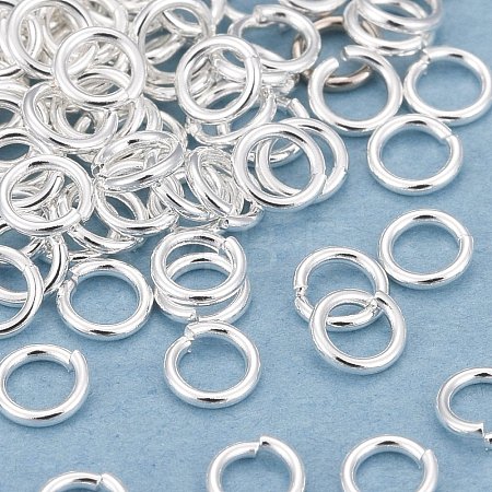 Rack Plating Brass Open Jump Rings KK-O139-18B-S-1