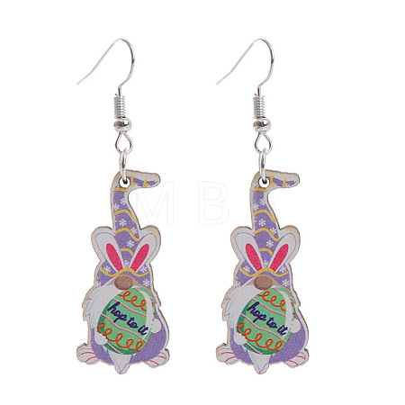Easter Acrylic Dangle Earrings FS-WG15F89-12-1