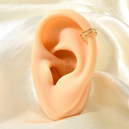925 Sterling Silver Cuff Earrings for Women EJEW-F360-01A-G-1
