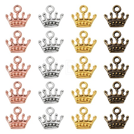 20Pcs 4 Colors Zinc Alloy Pendants FIND-YW0001-52-1