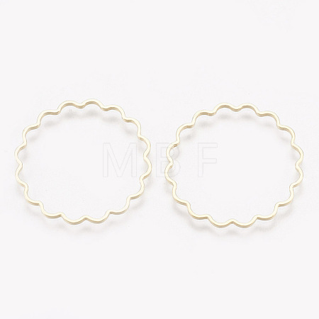 Brass Linking Rings KK-S348-092-1