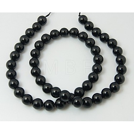 Natural Tourmaline Bead Strands G-H1603-4mm-1