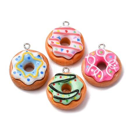 Opaque Resin Pendants CRES-D309-02P-1