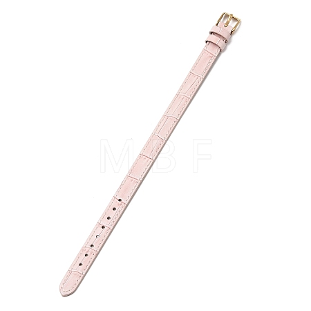 Imitation Leather String Bracelets with Stainless Steel Buckles AJEW-Z053-01J-1
