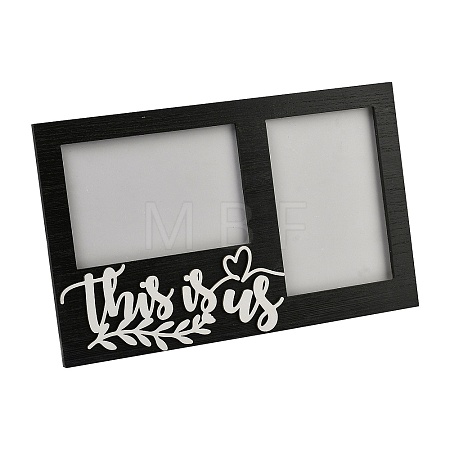 MDF Double Photo Frames AJEW-XCP0003-49-1