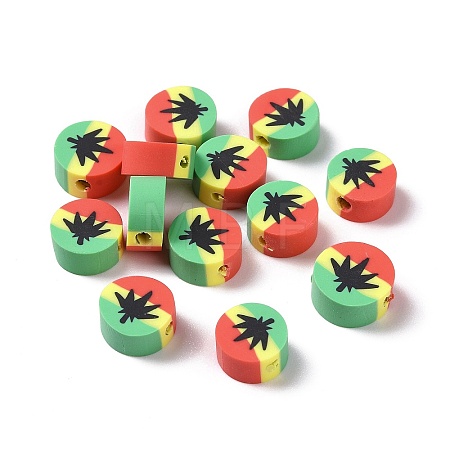 Handmade Polymer Clay Beads LS-X-CLAY-G109-01B-1
