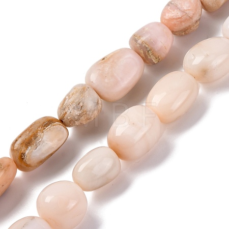 Natural Pink Opal Beads Strands G-C171-F01-02-1