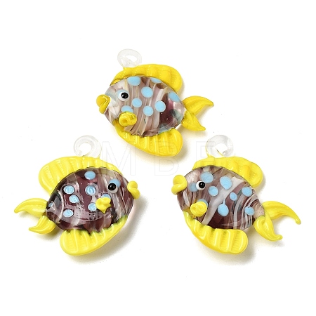 Handmade Lampwork Pendants LAMP-B035-01A-04-1