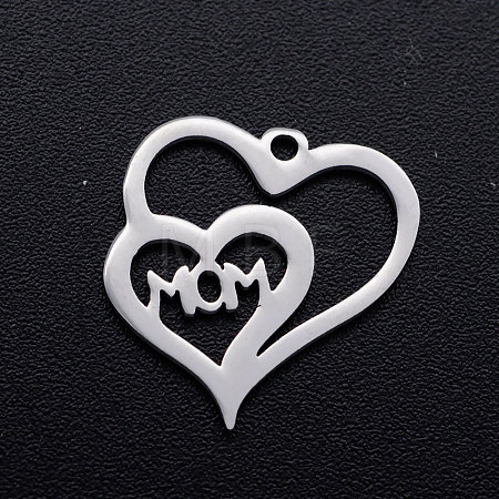 Non-Tarnish 201 Stainless Steel Charms STAS-T046-JN252-1-1