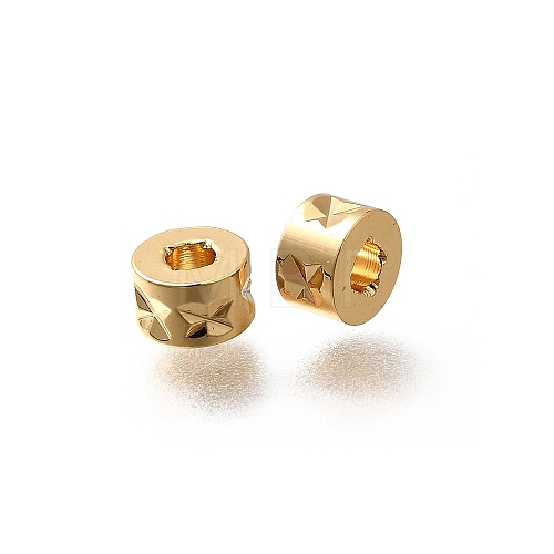 Brass Beads KK-K378-63G-1