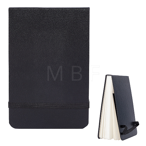 PU Leather Cover Watercolor Paper Pads AJEW-WH0324-02B-1
