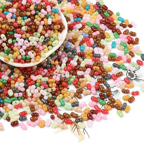 Baking Paint Glass Seed Beads SEED-L011-09A-01-1