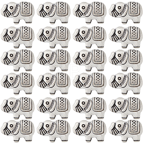 SUNNYCLUE 80Pcs Tibetan Style Alloy Beads TIBEB-SC0001-26-1