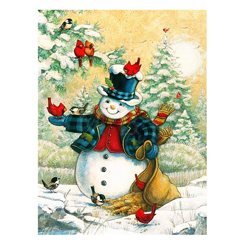 Christmas Snowman DIY Diamond Painting Kits PW-WGA4D7B-01-1