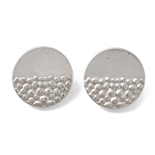 304 Stainless Steel Stud Earrings Findings EJEW-R151-01P-03-1