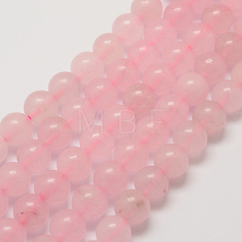 Natural Rose Quartz Beads Strands X-G-P281-02-6mm-1