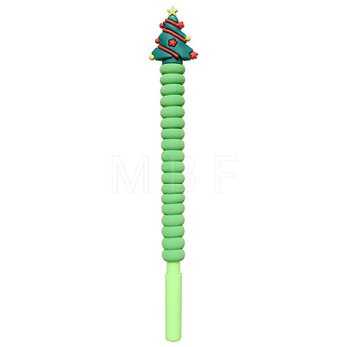 Christmas Theme Plastic Diamond Painting Point Drill Pen XMAS-PW0001-099H-1