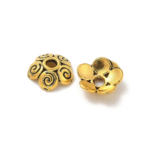 Tibetan Style Alloy Beads TIBE-P003-68AG-1