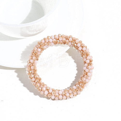 Sparkle Resin Beads Hair Ties PW-WG94742-04-1