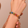 Millefiori Lampwork Beaded Bracelets for Women WGC5980-01-4