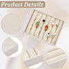 6-Slot Velvet Jewelry Display Trays ODIS-SP0002-24B-01-6