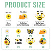 DIY Sunflower Beads Findings Kits DIY-TA0014-81-3