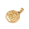 304 Stainless Steel Pendants STAS-Z171-10G-2