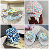 Gradient Color Polyester Fabric Cloth Knitting Yarn OCOR-TAC0023-41D-8