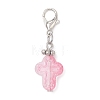 9Pcs Glass Pendant Decorations X1-HJEW-JM03929-02-4
