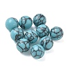 Dyed Synthetic Turquoise Sphere Beads GG-CBA391B-02C-01-1