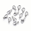 304 Stainless Steel Lobster Claw Clasps X-STAS-F182-01P-C-2