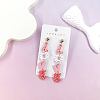 Acrylic Dangle Stud Earrings FS-WG919F8-01-1