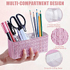 3-Section Plastic Rhinestone Storage Boxes AJEW-WH0752-784B-3