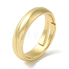 Rack Plating Brass Adjustable Finger Rings for Women RJEW-L123-005G-1