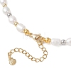 Natural Cultured Freshwater Pearl Rice Beaded Necklaces NJEW-JN05703-5