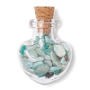 7Pcs Glass Wishing Bottle Decorations PALLOY-JF03099-3