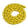 Opaque Solid Color Beads Strands EGLA-N013-P6mm-D06-2