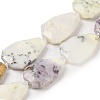 Natural White African Opal Beads Strands G-P548-B09-01-1
