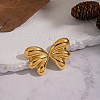 Geometric Wing 304 Stainless Steel Stud Earrings AG9073-1-1