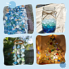 Frosted Glass Cabochons GLAA-GA0002-41-5