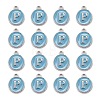 Platinum Plated Alloy Enamel Charms ENAM-S118-04P-P-2