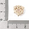 Brass Micro Pave Cubic Zirconia Beads KK-K297-34G-02-3