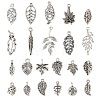 88Pcs 22 Style Autumn Theme Tibetan Style Alloy Pendants TIBEP-TA0001-33-10