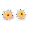 Baking Paint Glass Enamel Beads LAMP-S080-03A-1