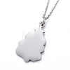 304 Stainless Steel Pendant Necklaces NJEW-Z008-04P-4