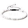 Adjustable Women's Howlite Beaded Bracelet CN3407-47-1