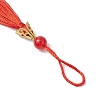 Polyester Tassel Pendant Decoration HJEW-JM03005-04-4